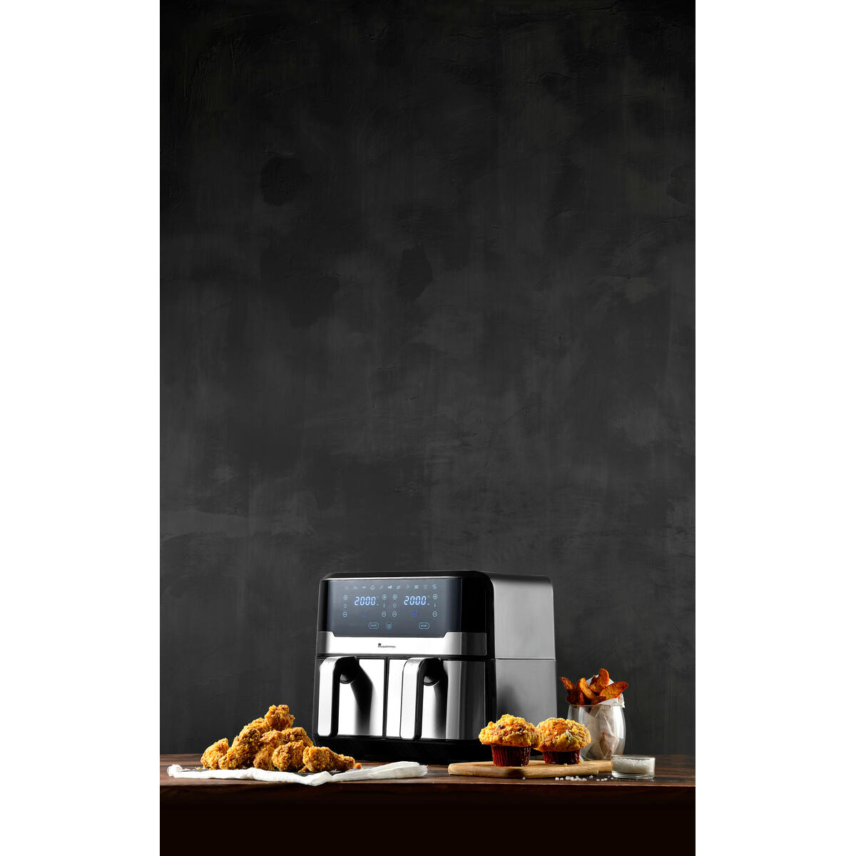 Φριτέζα με Αέρα Masterpro Rocket Duo 900 2400 W 9 L Μαύρο