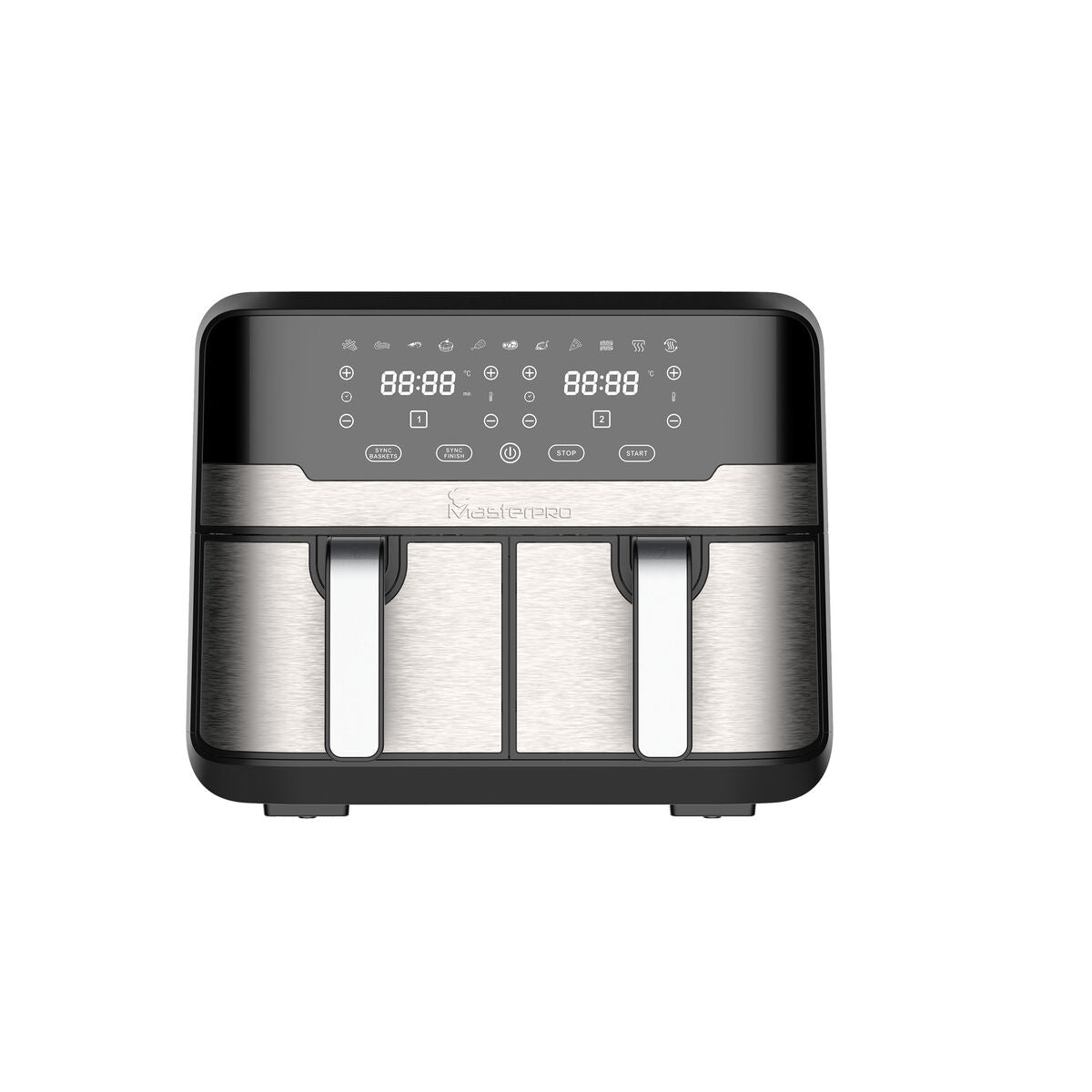 Φριτέζα με Αέρα Masterpro Rocket Duo 900 2400 W 9 L Μαύρο