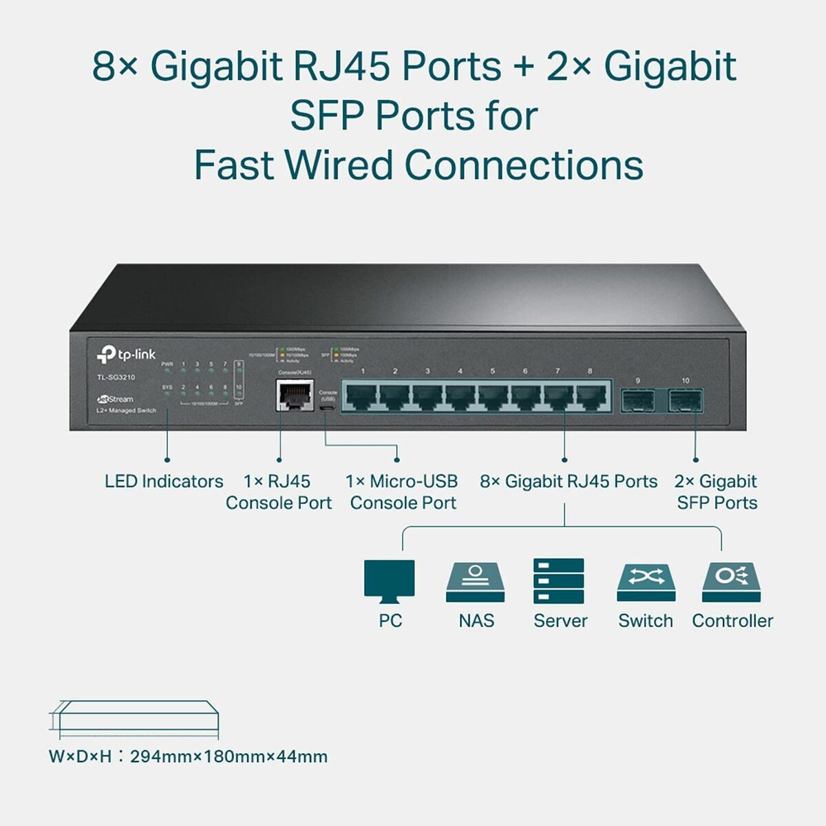Διακόπτης TP-Link TL-SG3210