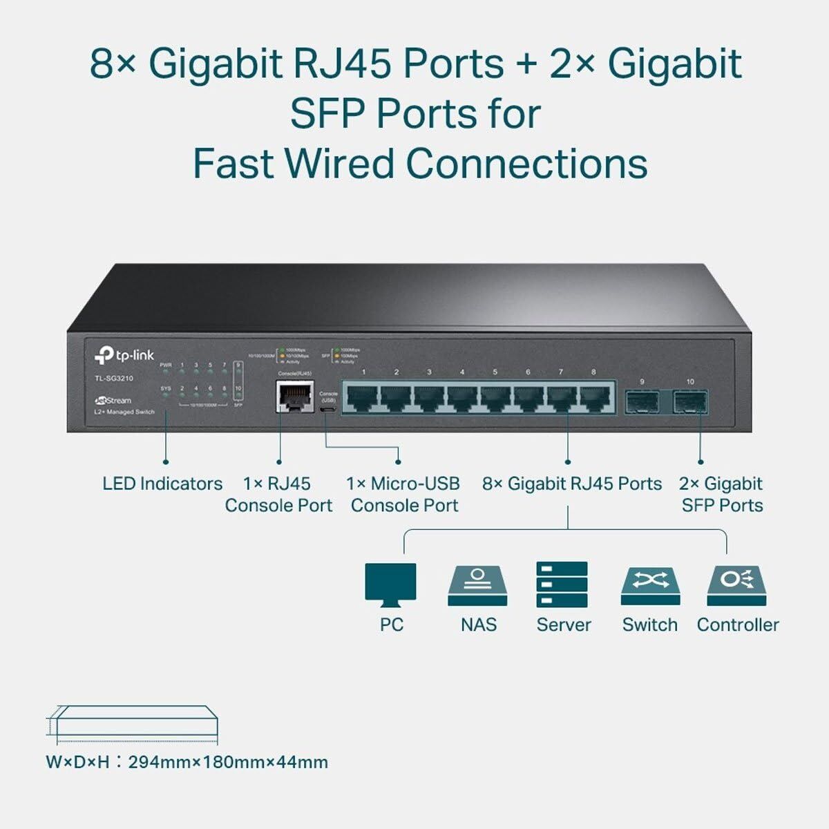 Διακόπτης TP-Link TL-SG3210