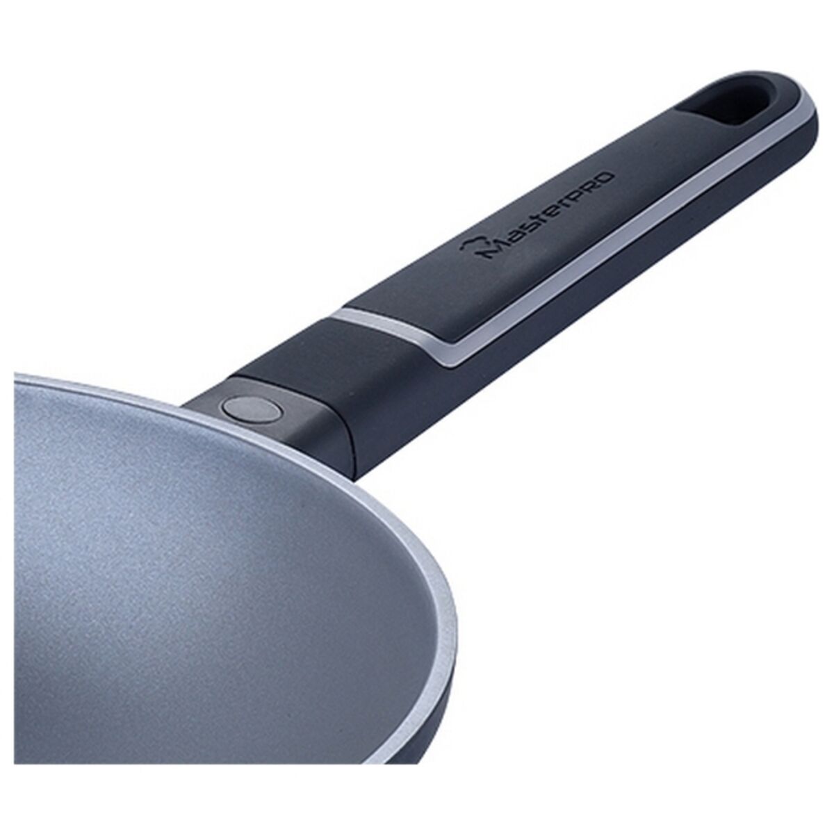 Τηγάνι Wok Masterpro Indigo Μαύρο Αλουμίνιο (Ø 28 cm)