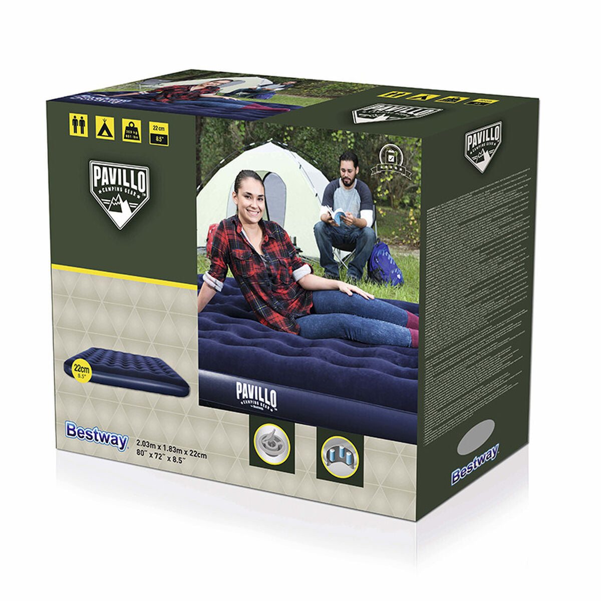 Στρώμα αέρα Bestway King 203 x 183 x 22 cm