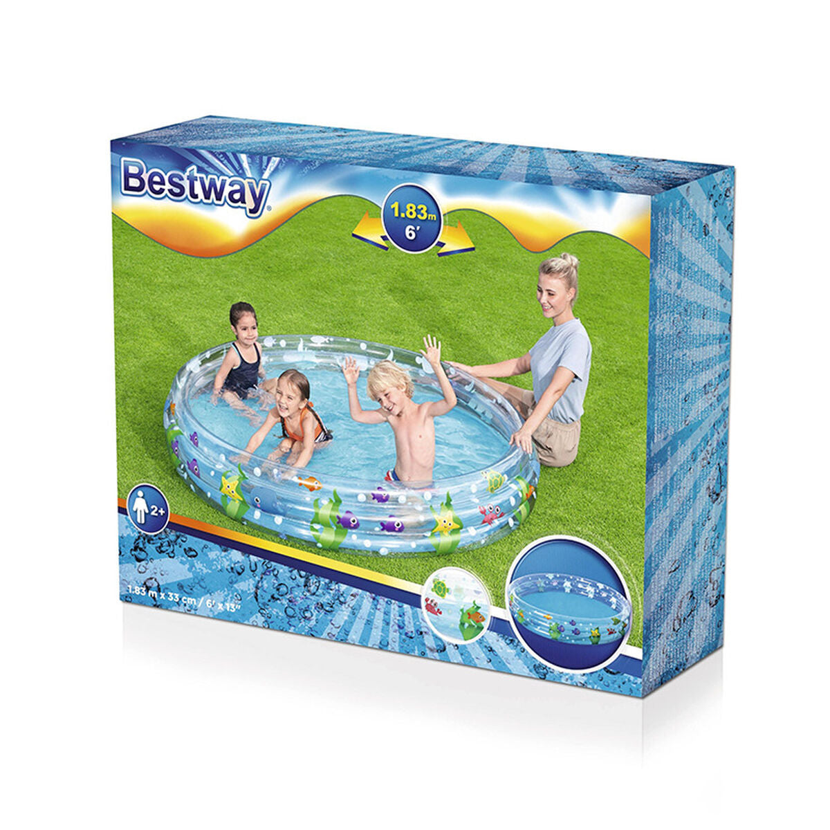 Παιδική πισίνα Bestway Navy 183 x 33 cm