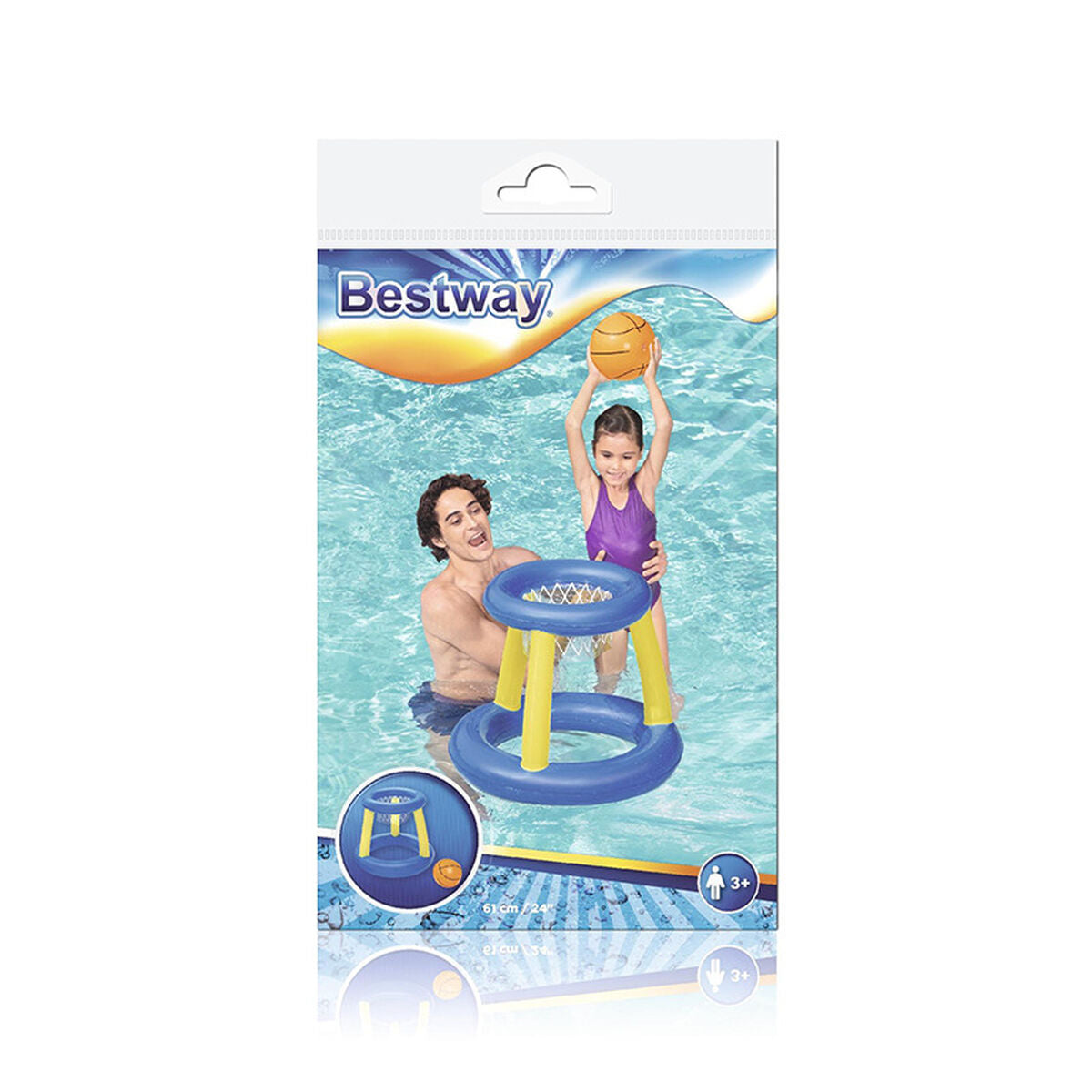 Καλάθι Mπάσκετ Bestway Ø 61 cm υδρόβια