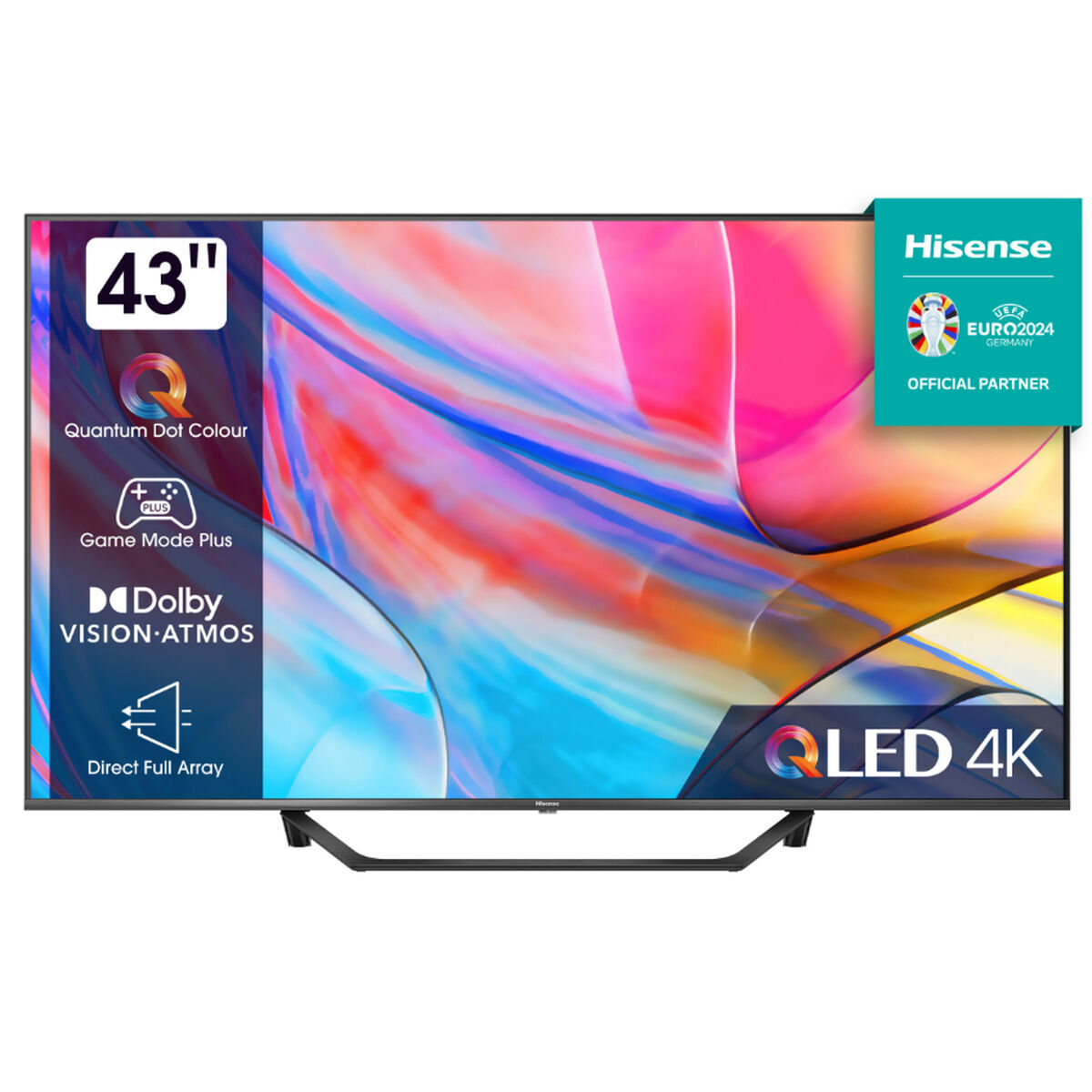 Smart TV Hisense 43A79KQ 4K Ultra HD 43" LED HDR D-LED QLED (Ανακαινισμenα B)