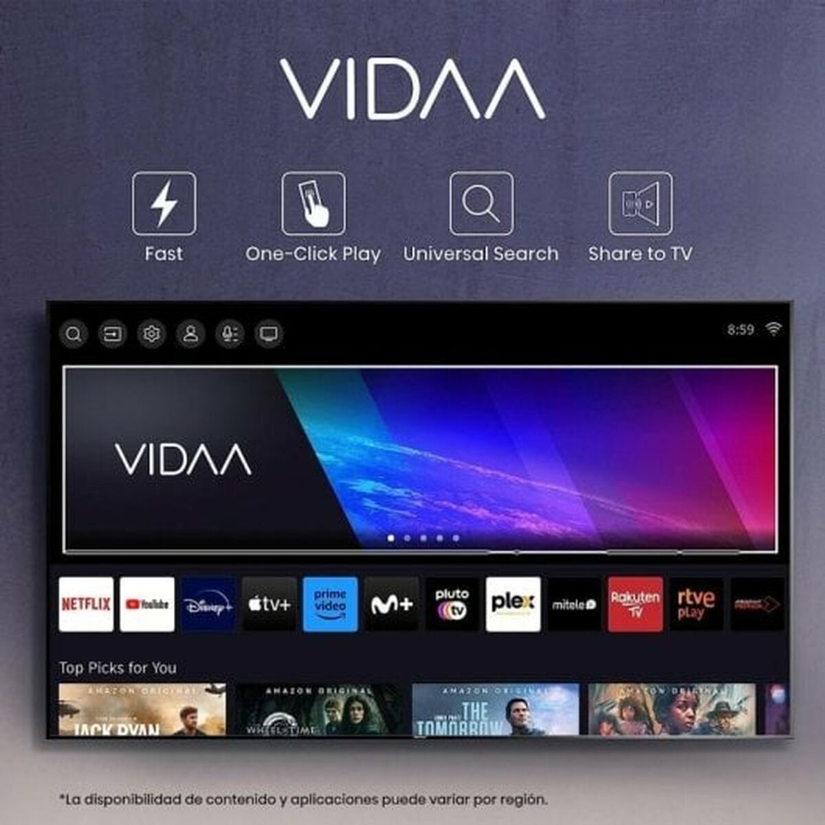 Smart TV Hisense 43A79KQ 4K Ultra HD 43" LED HDR D-LED QLED (Ανακαινισμenα B)