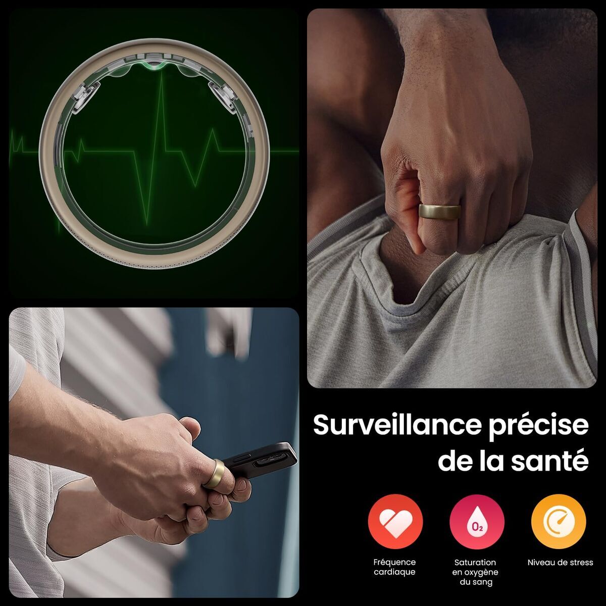 Βραχιόλι Δραστηριότητας Amazfit HELIO RING SIZE 12 TIT W2321TY2N Τιτάνιο