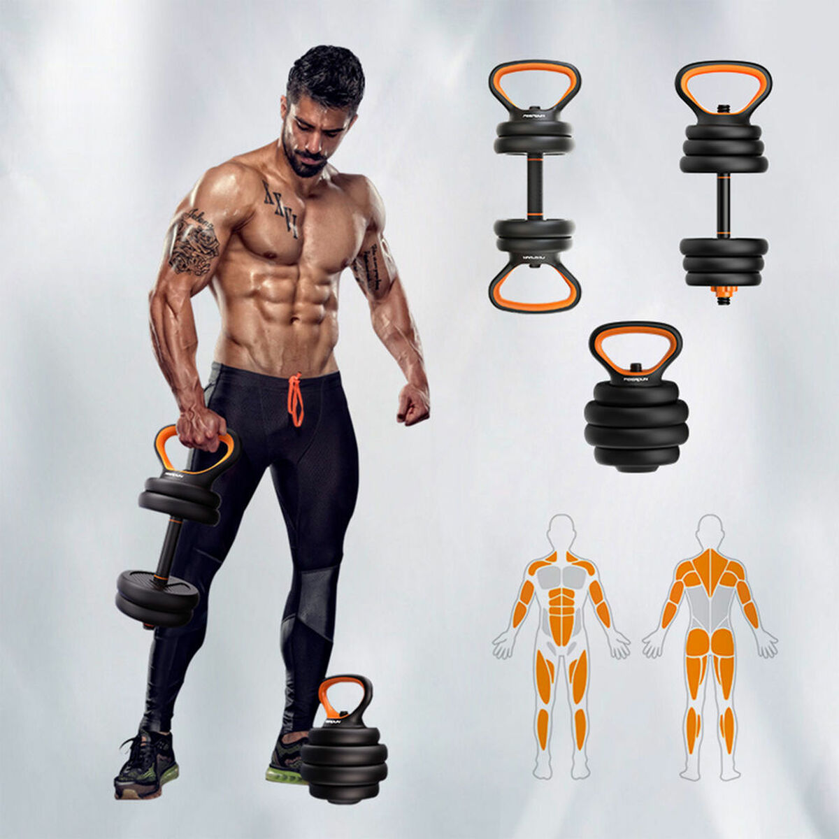Σετ από Ρωσικά Βάρη και Αλτήρες Xiaomi 20 kg