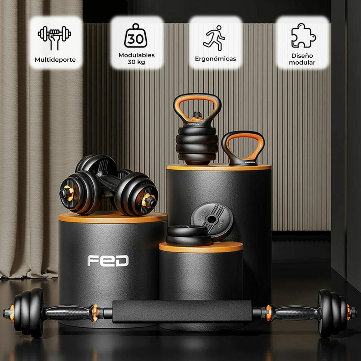 Σετ από Ρωσικά Βάρη και Αλτήρες Xiaomi ORMANC30V2 (Ανακαινισμenα B)