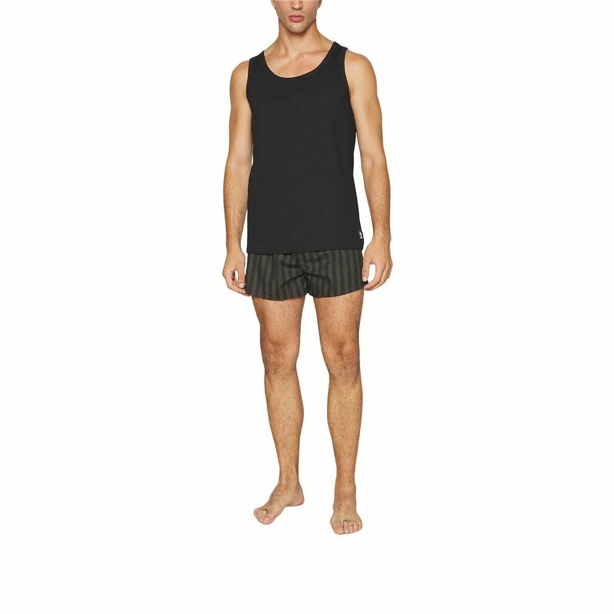Αντρικó Top Tank Adidas Active Flex Cotton Μαύρο x2