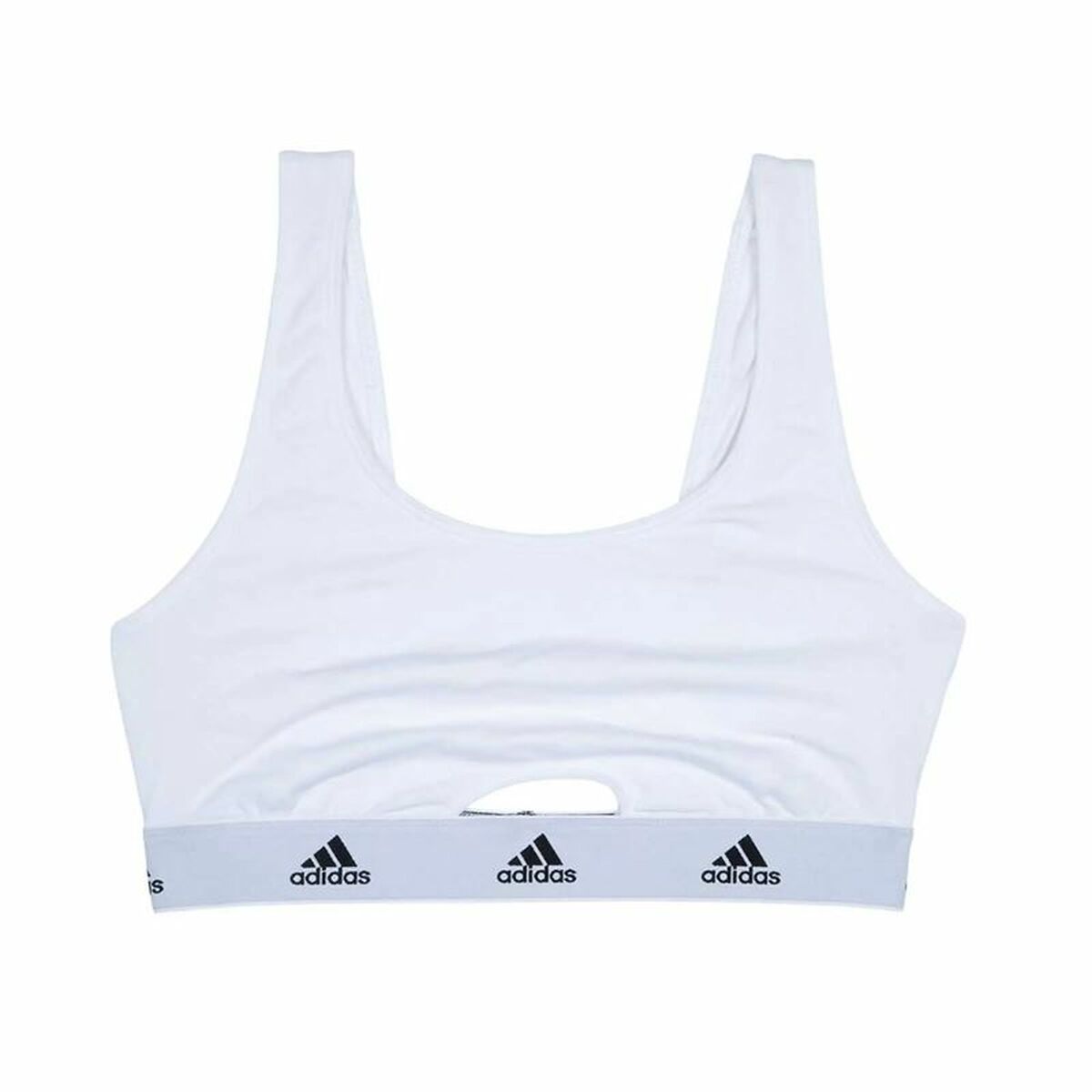 Αθλητικό σουτιέν Adidas Active Comfort Cotton Λευκό