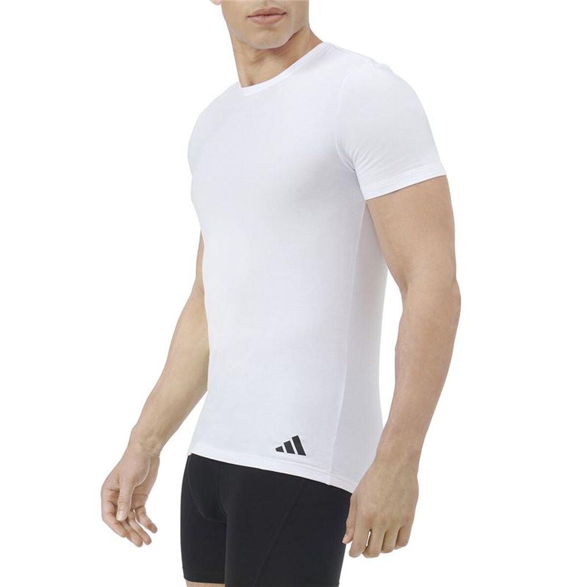 Ανδρική Μπλούζα με Κοντό Μανίκι Adidas Crew 2P Active Flex
