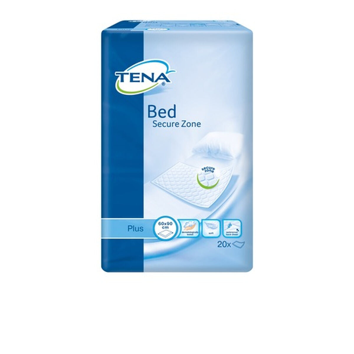 Προστατευτικό για την Ακράτεια Tena Bed Secure Zone Plus 60 x 90 cm 20 Μονάδες