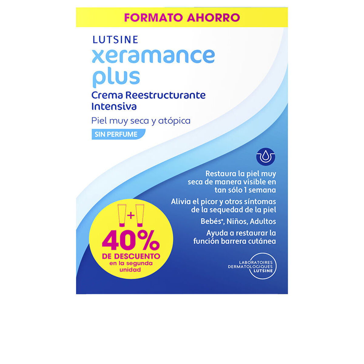 Κρέμα Σώματος Lutsine E45 XERAMANCE PLUS 100 ml x2