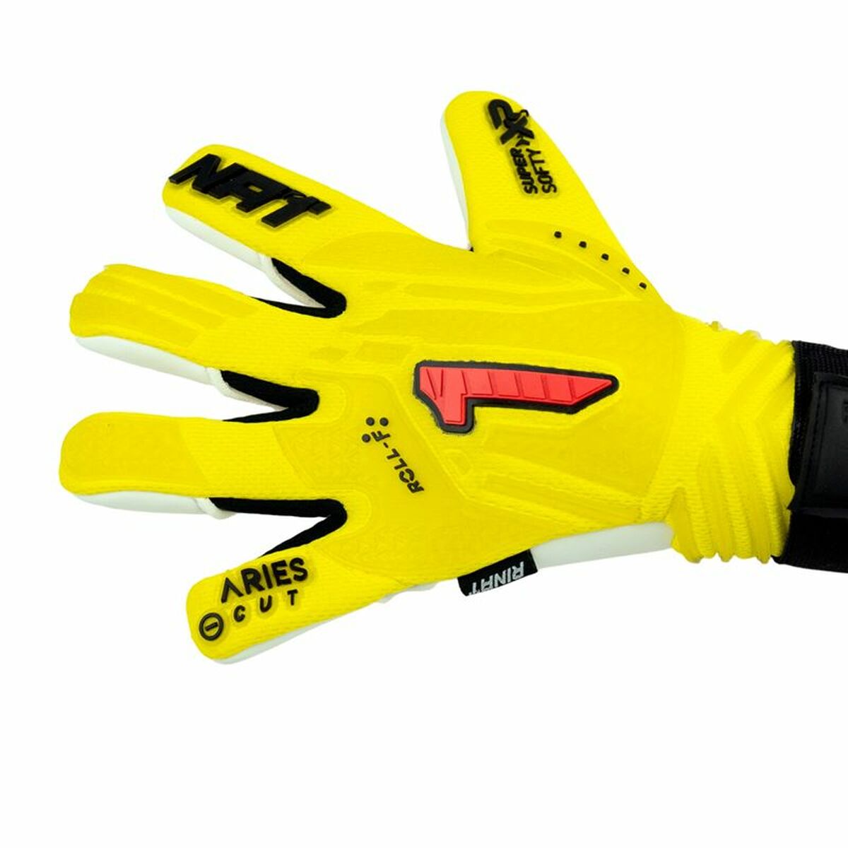 Γάντια Τερματοφύλακα Rinat Aries Nemesis Prime Κίτρινο