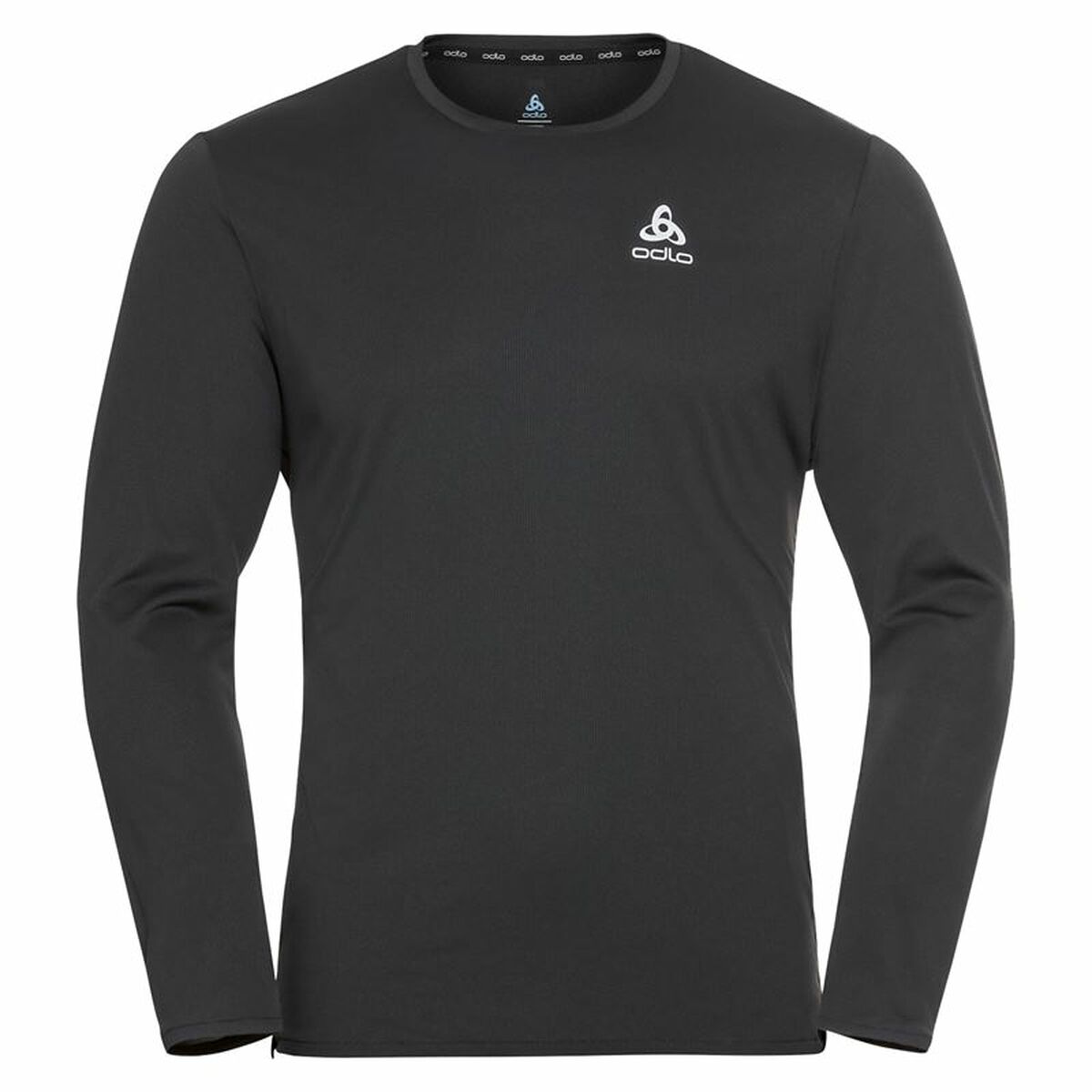 Ανδρική Μπλούζα με Κοντό Μανίκι Odlo Crew Neck L/S Μαύρο