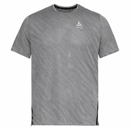 Ανδρική Μπλούζα με Κοντό Μανίκι Odlo Crew Neck S/S Γκρι