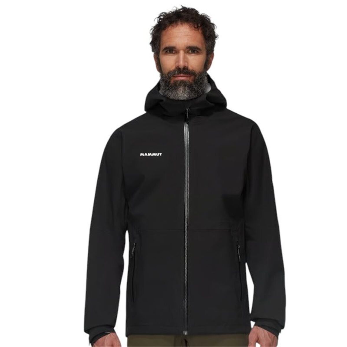 Ανδρικό Αθλητικό Mπουφάν Mammut Linard Guide Hs Μαύρο