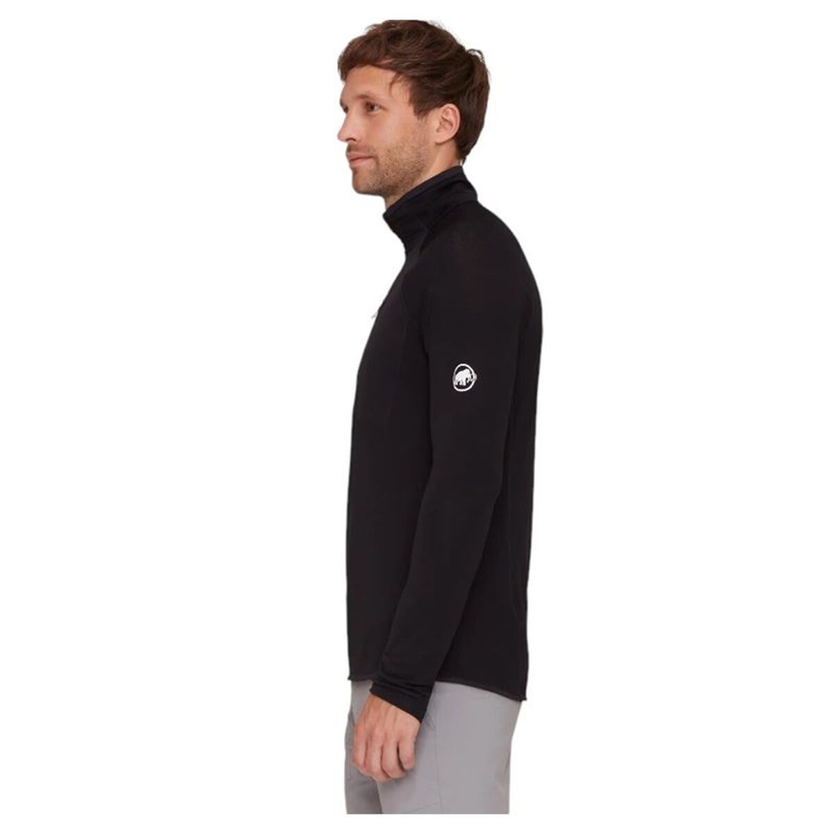 Ανδρικό Αθλητικό Mπουφάν Mammut Aenergy Light Ml Half Zip Pull Μαύρο