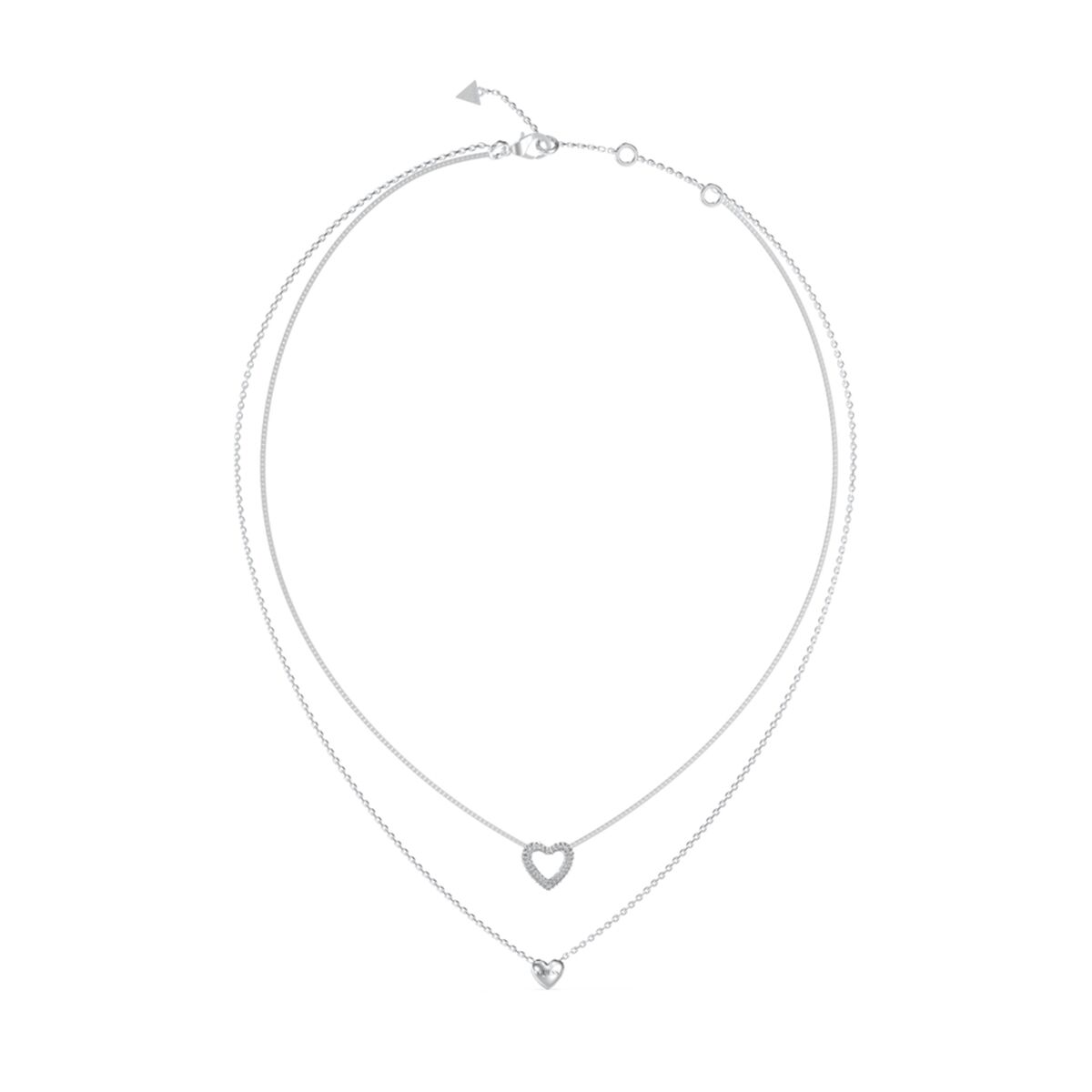Γυναικεία Κολιέ Guess JUBN05026JWRHT-U Ασημί