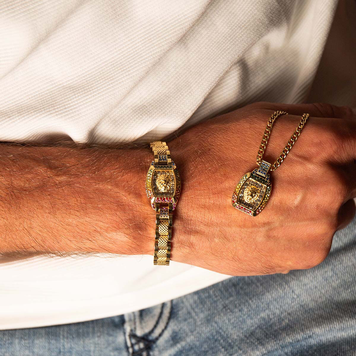 Ανδρικά Βραχιόλια Guess