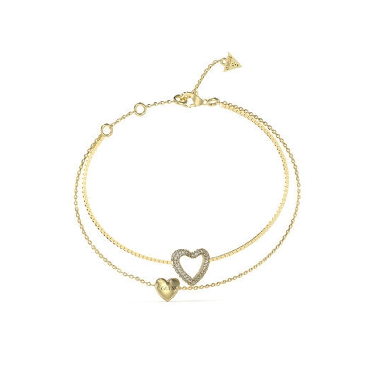 Γυναικεία Βραχιόλια Guess JUMB05027JWYGSTS Χρυσό