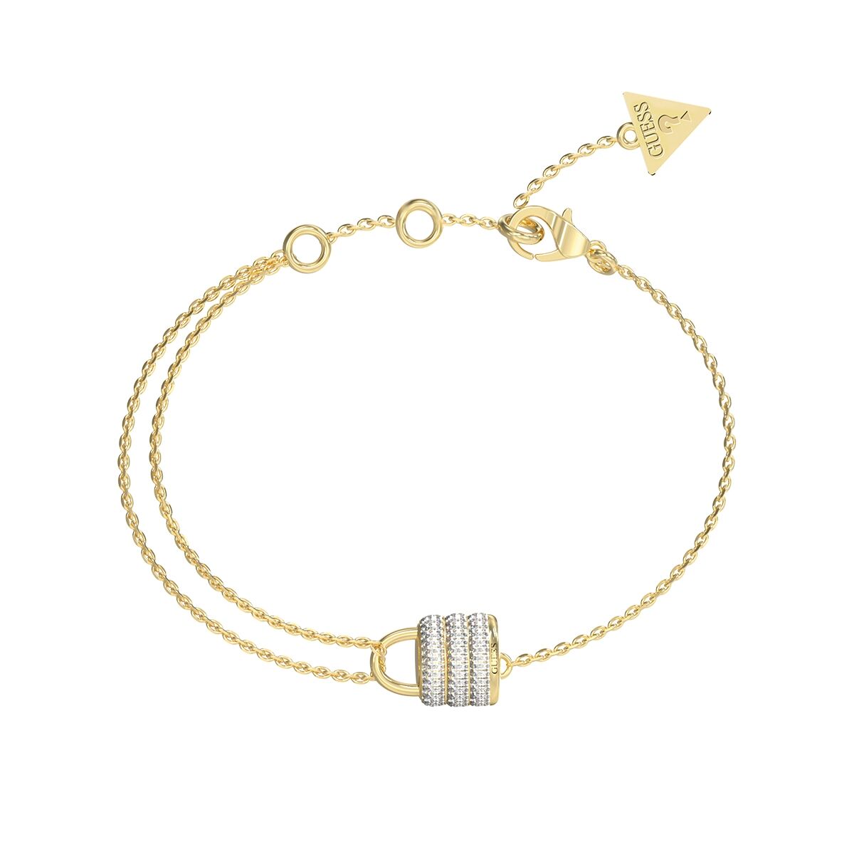 Γυναικεία Βραχιόλια Guess JUBB05418JWYGS Χρυσό