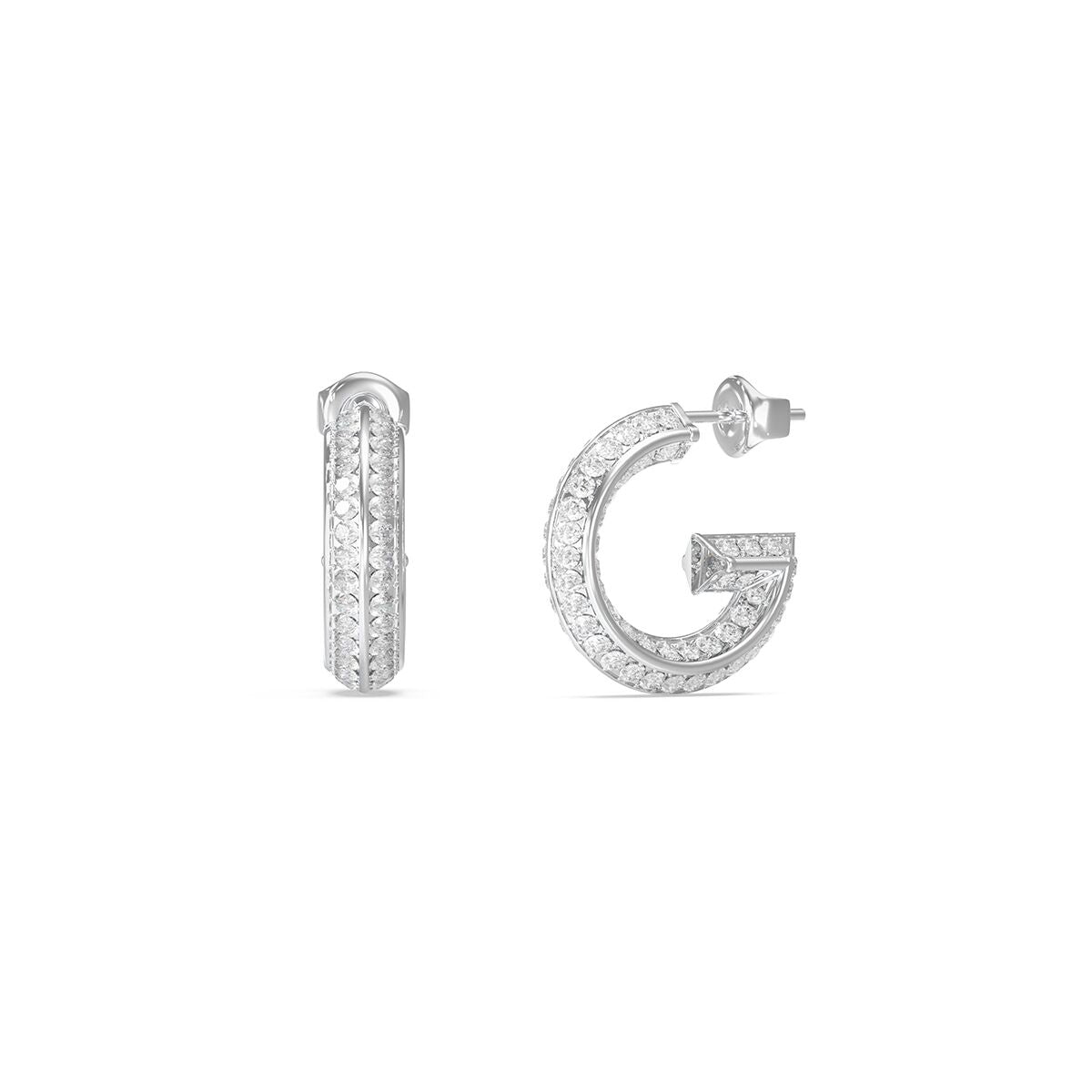 Γυναικεία Σκουλαρίκια Guess JUBE05444JWRHT-U Ασημί