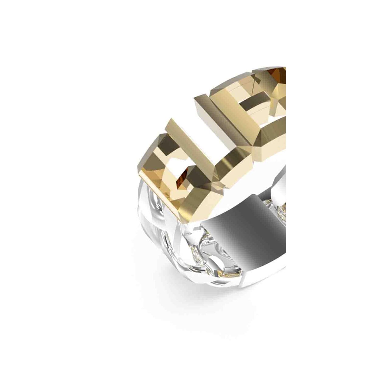 Γυναικεία Δαχτυλίδια Guess JUMR03206JWYGST62 22 Ασημί Χρυσό