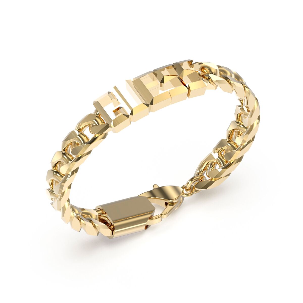 Ανδρικά Βραχιόλια Guess JUXB03205JWYGBKS Μέταλλο Χρυσό