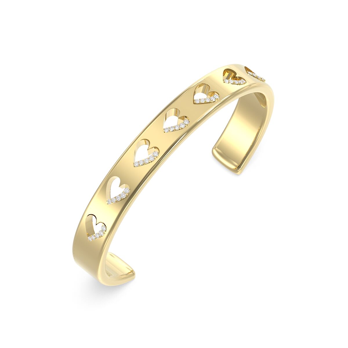 Γυναικεία Βραχιόλια Guess JUBB06084JWYGS Χρυσό