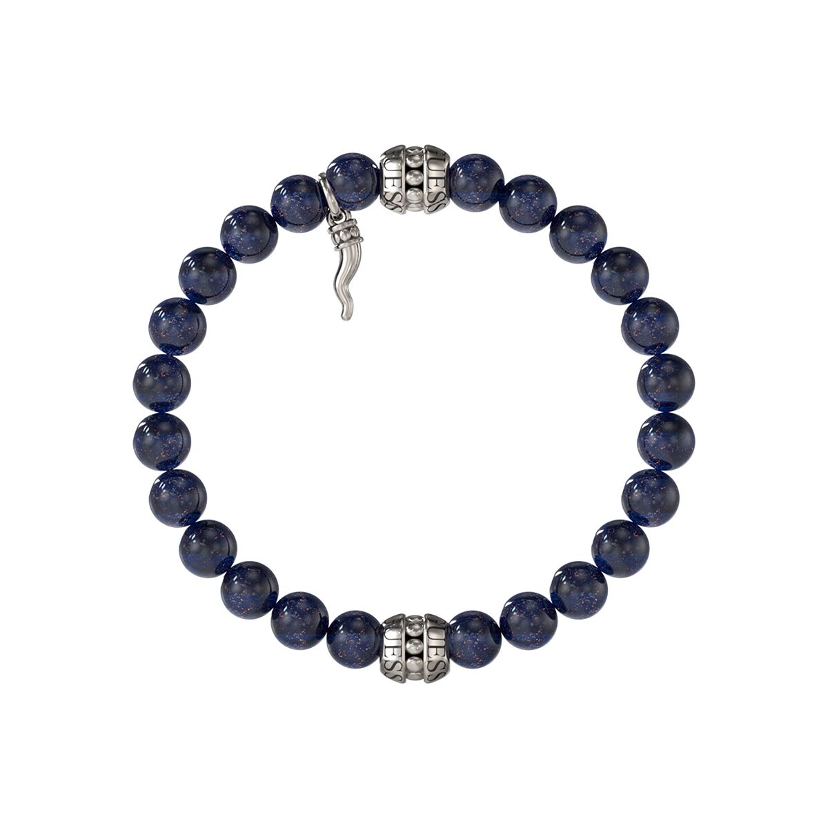 Ανδρικά Βραχιόλια Guess JUMB06022JWSTLPT-U Μπλε