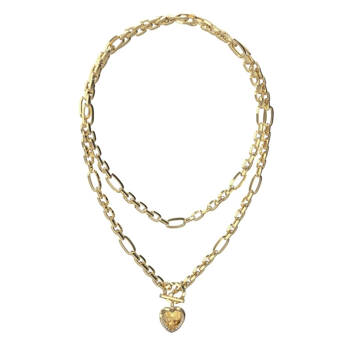 Γυναικεία Κρεμαστά Κοσμήματα Guess JUBN04598JWYGT-U Χρυσό