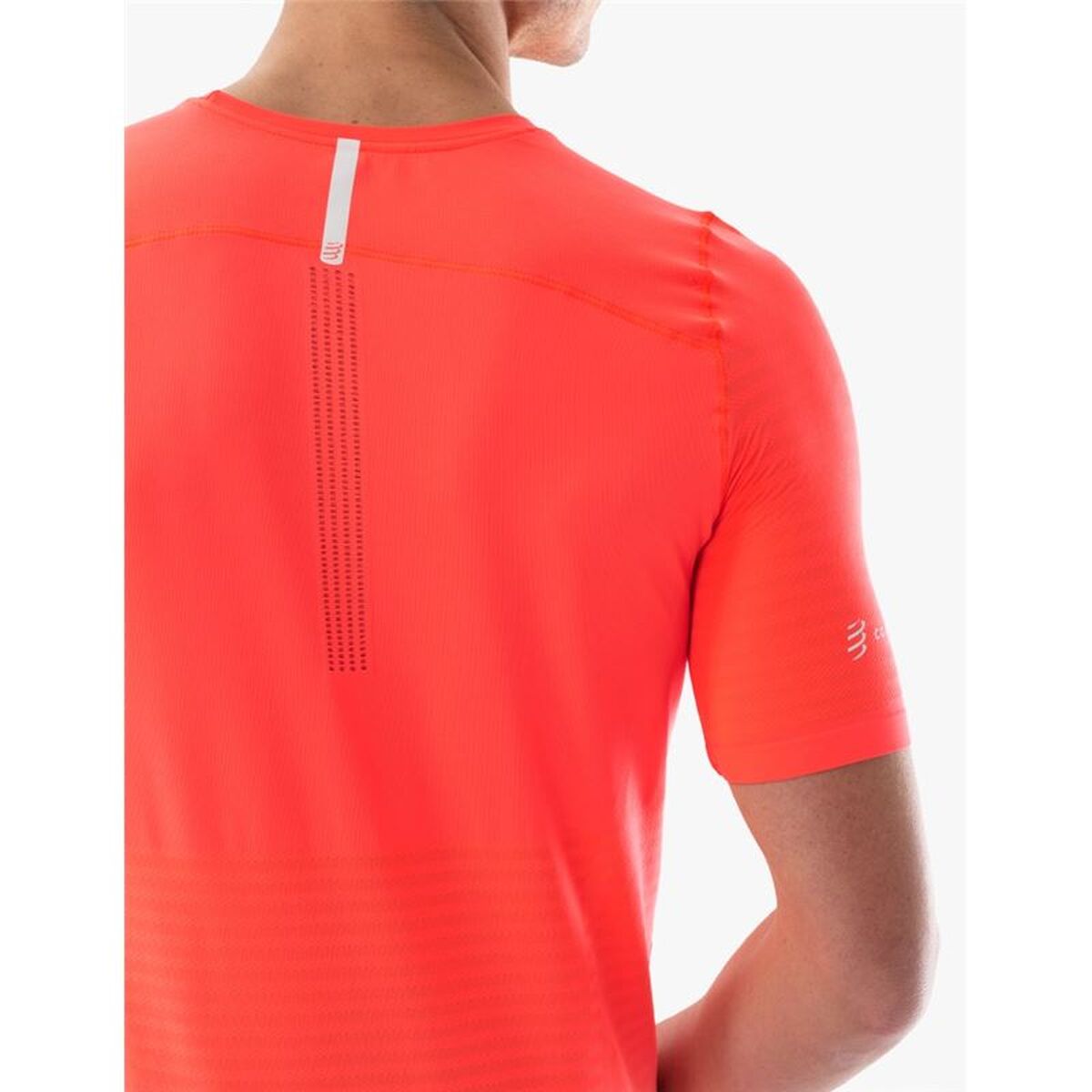 Ανδρική Μπλούζα με Κοντό Μανίκι Compressport Pro Racing Κόκκινο