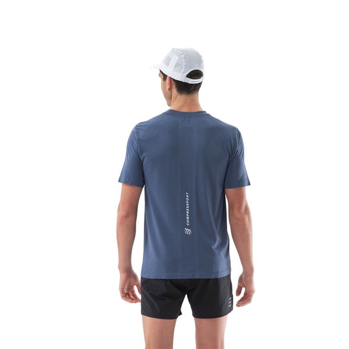 Ανδρική Μπλούζα με Κοντό Μανίκι Compressport Performance Μπλε