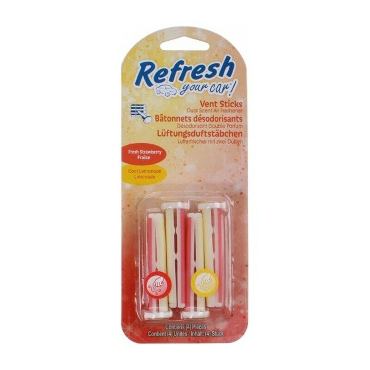 Αποσμητικό Αυτοκινήτου California Scents RYCVSLEM Φράουλα Λεμονί Πλαστική ύλη