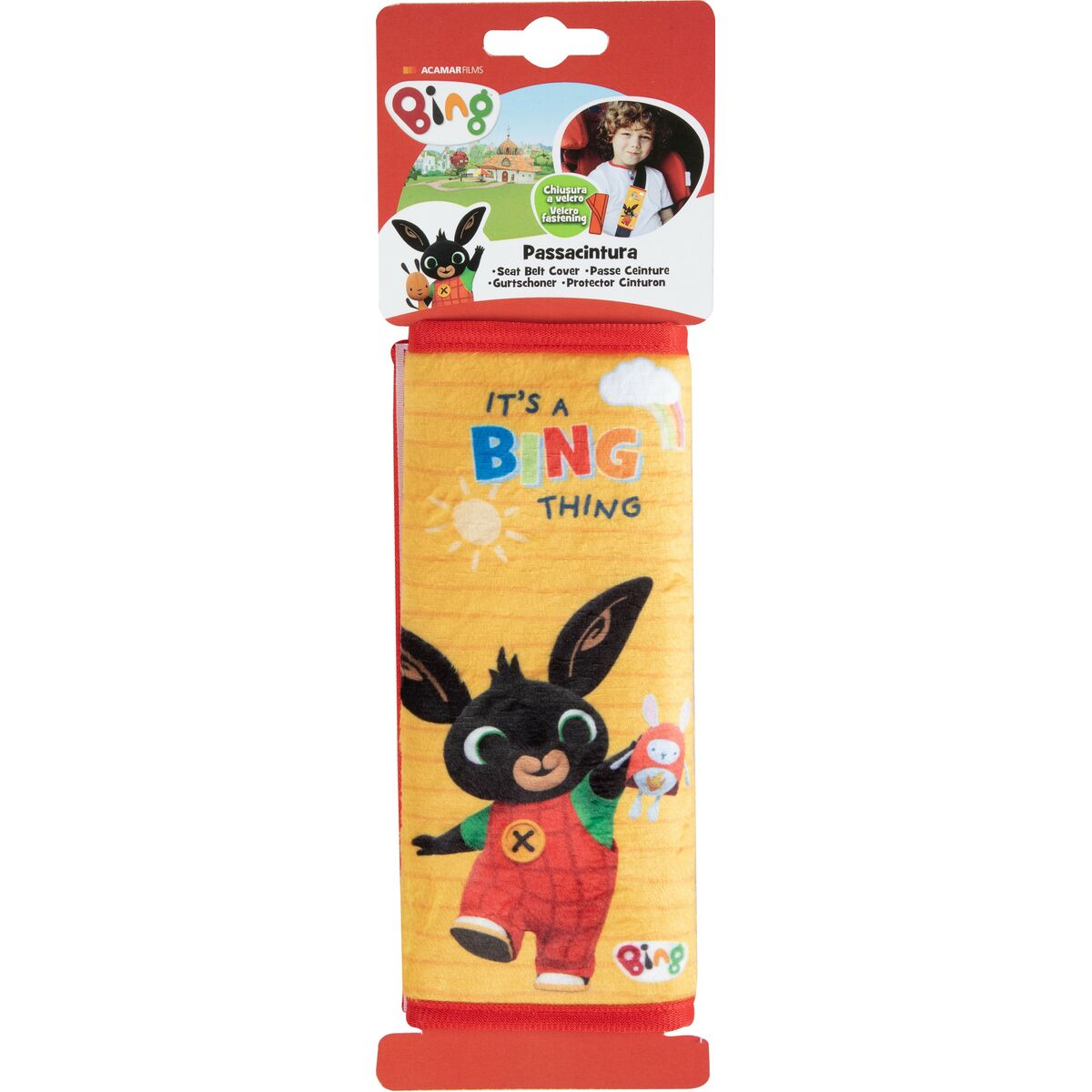 Μαξιλάρι ζώνης ασφαλείας Kids Licensing Bing - tv series