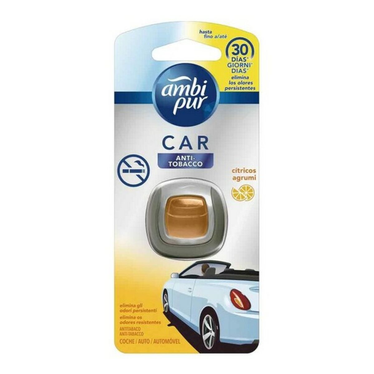 Αποσμητικό Αυτοκινήτου Anti Tabacco Agrumi Ambi Pur Car 125 g