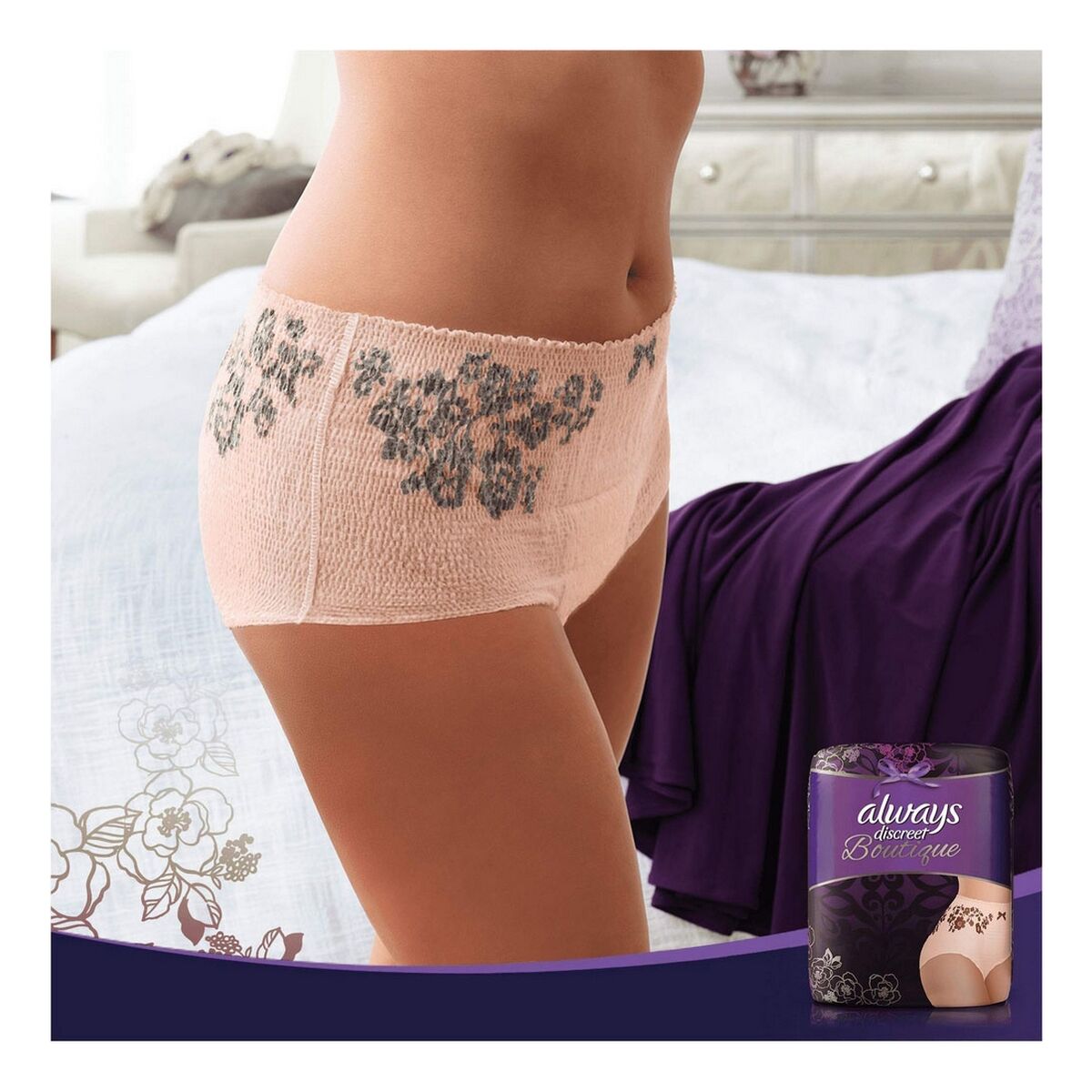 Σερβιέτες για την Ακράτεια Ausonia Discreet Boutique Μεγάλο (8 τεμ.)