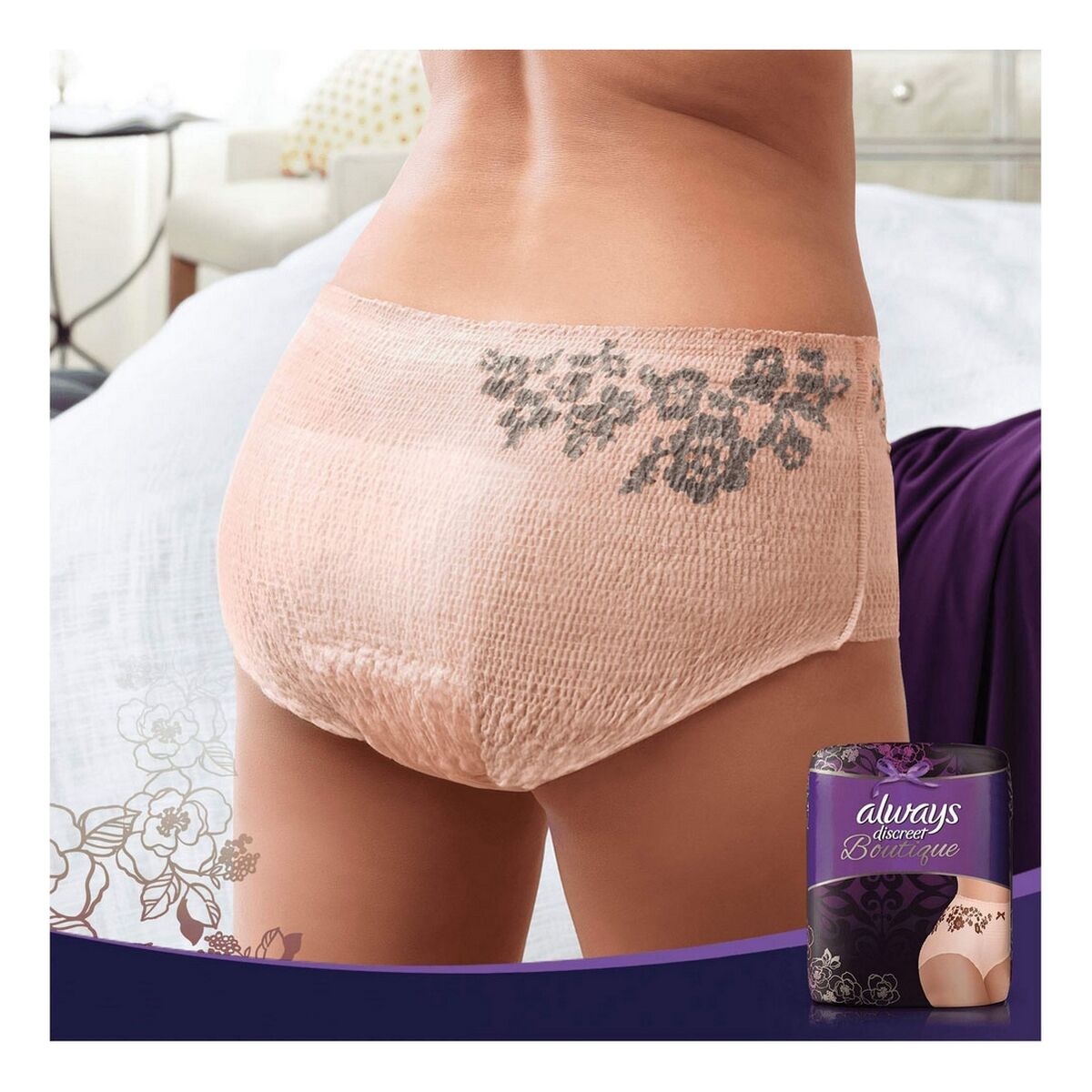 Σερβιέτες για την Ακράτεια Ausonia Discreet Boutique Μεγάλο (8 τεμ.)