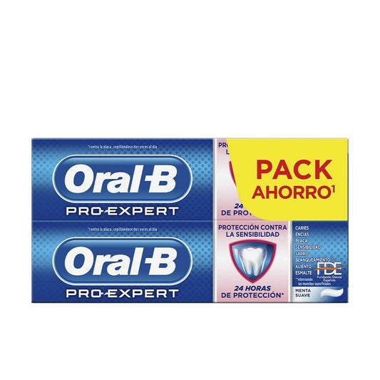 Οδοντόκρεμα Ευαισθησία και Λεύκανση Oral-B Expert Blanqueante Dentifrico Lote 75 ml