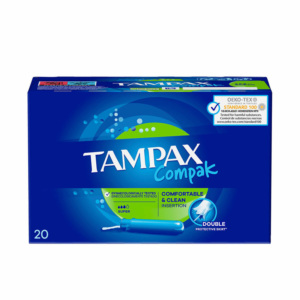Ταμπόν Super Tampax Compak 20 Μονάδες