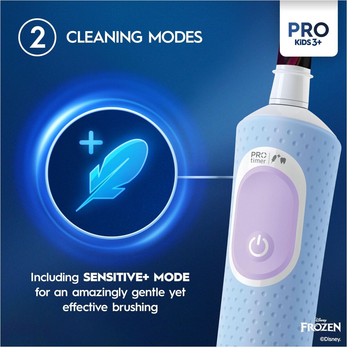 Ηλεκτρική οδοντόβουρτσα Oral-B Frozen Μαύρο Πολύχρωμο (2 Τεμάχια) (x2)