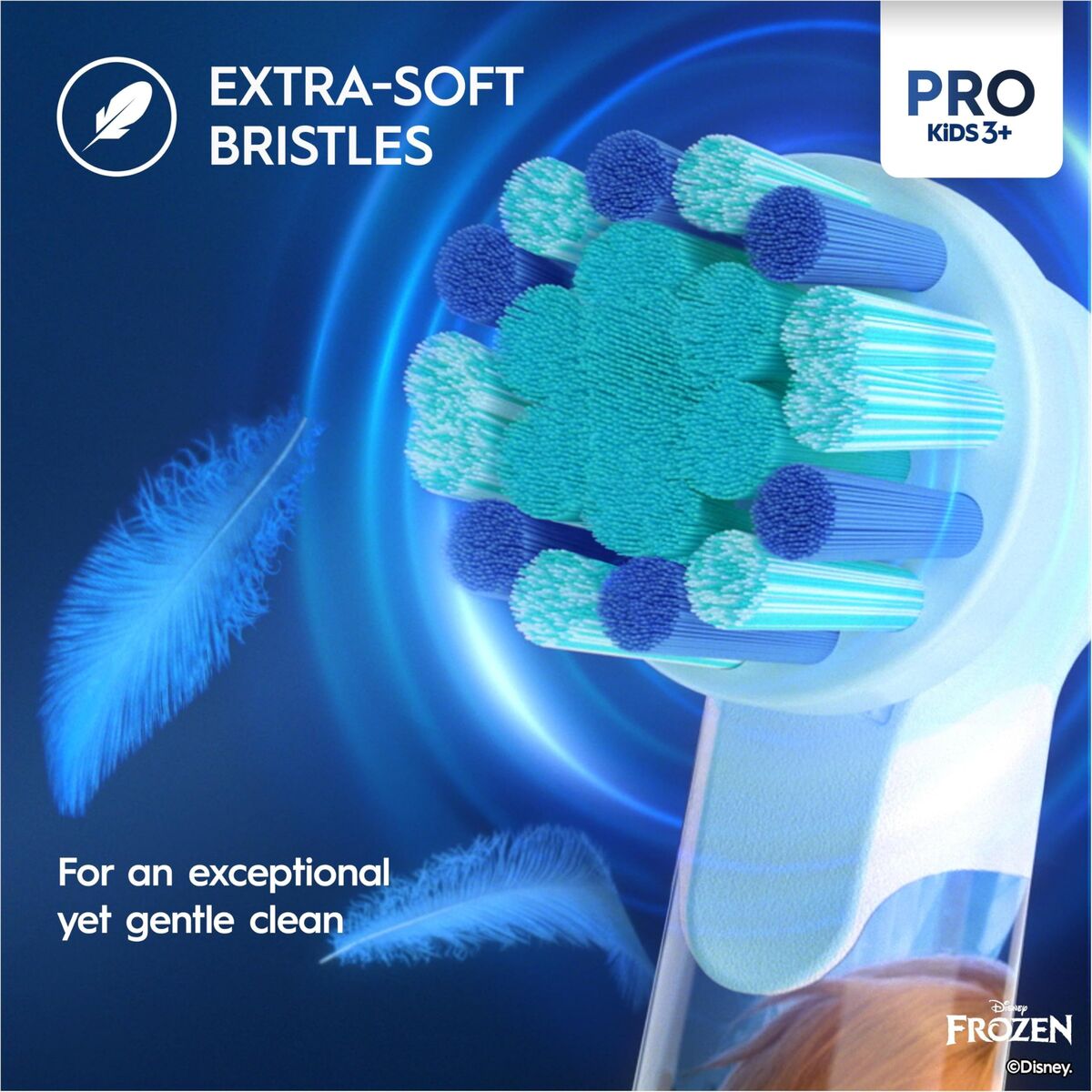 Ηλεκτρική οδοντόβουρτσα Oral-B Frozen Μαύρο Πολύχρωμο (2 Τεμάχια) (x2)