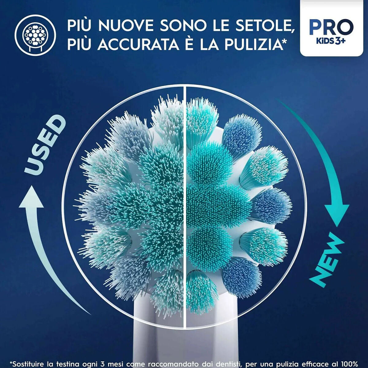 Ηλεκτρική οδοντόβουρτσα Oral-B Frozen Μαύρο Πολύχρωμο (2 Τεμάχια) (x2)