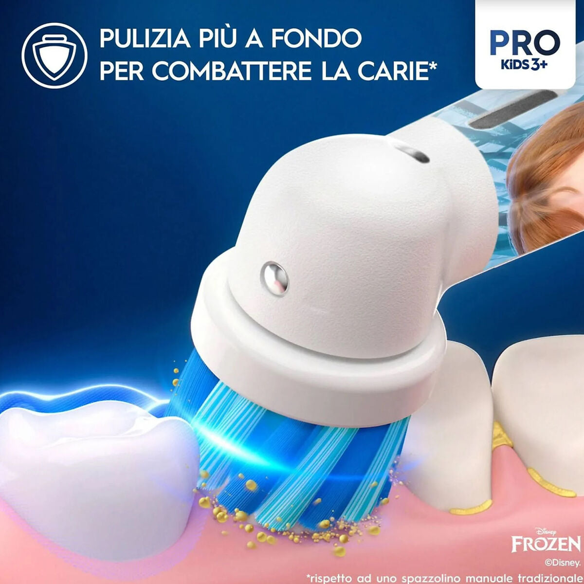 Ηλεκτρική οδοντόβουρτσα Oral-B Frozen Μαύρο Πολύχρωμο (2 Τεμάχια) (x2)