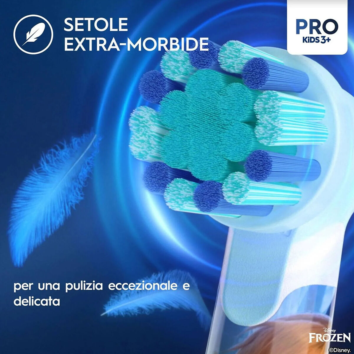 Ηλεκτρική οδοντόβουρτσα Oral-B Frozen Μαύρο Πολύχρωμο (2 Τεμάχια) (x2)