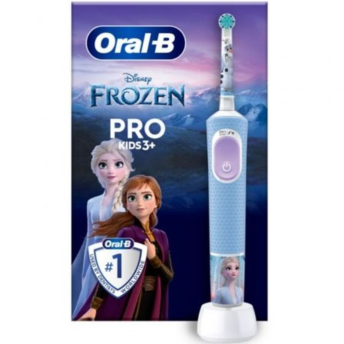 Ηλεκτρική οδοντόβουρτσα Oral-B Frozen Μαύρο Πολύχρωμο (2 Τεμάχια) (x2)