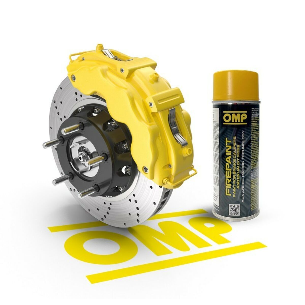 Σπρέι βαφής OMP OMPPC02001000051 Δαγκάνες Φρένων 400 ml Κίτρινο
