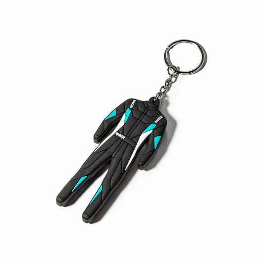 Μπρελόκ-αλυσίδα Sparco Leather Suit Racing Μαύρο